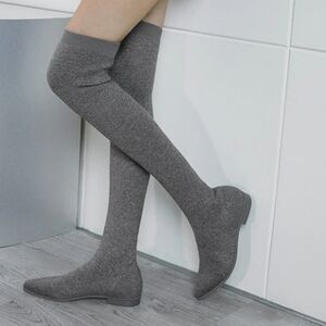 Pointed-Toe Over-the-Knee Boots (Michaela